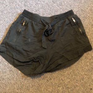 Green Bermuda shorts